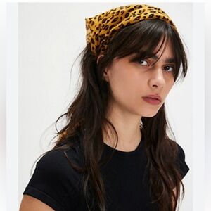 Free People curriedmyrrh Honey Hair Scarf NWT